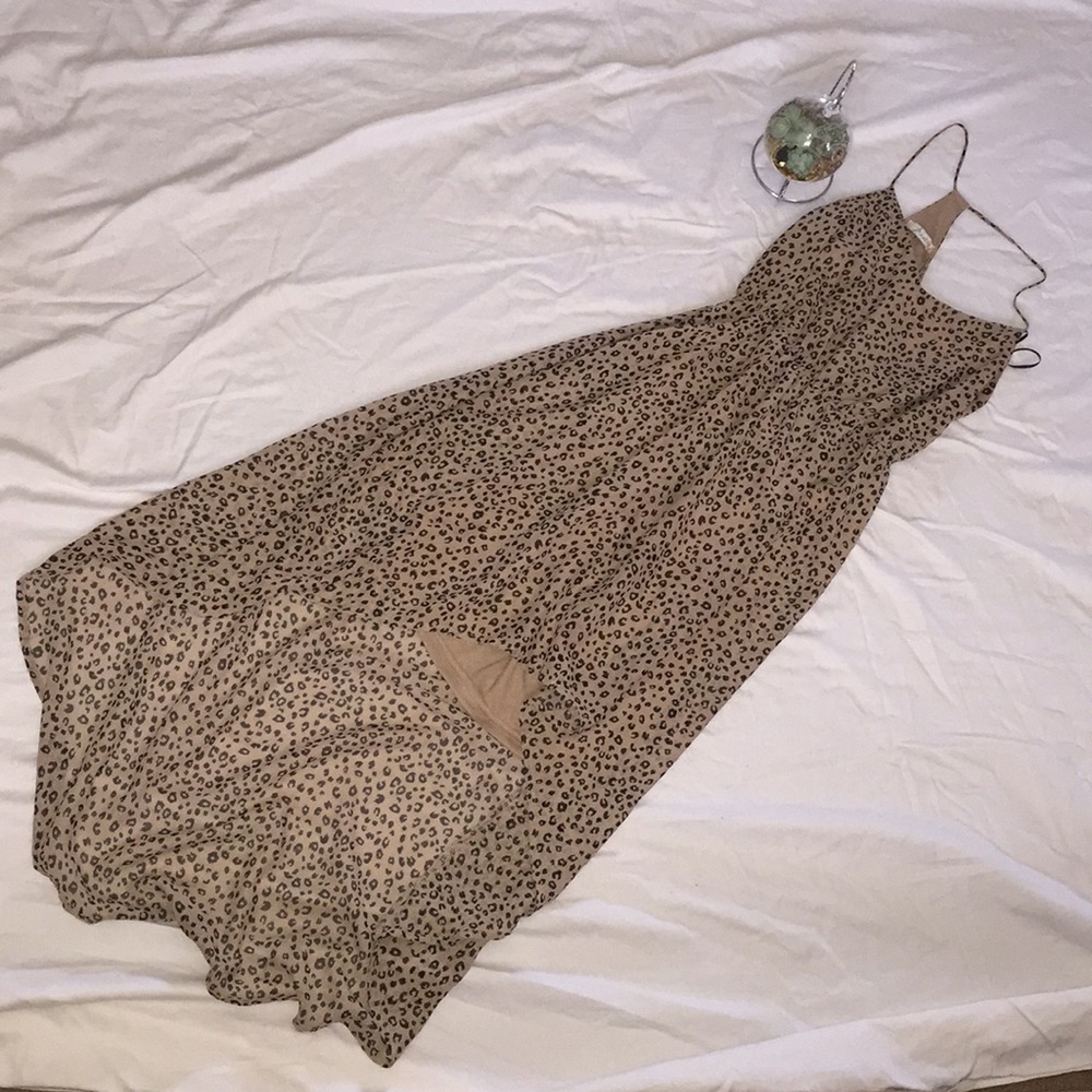 Cheetah High Low Dress